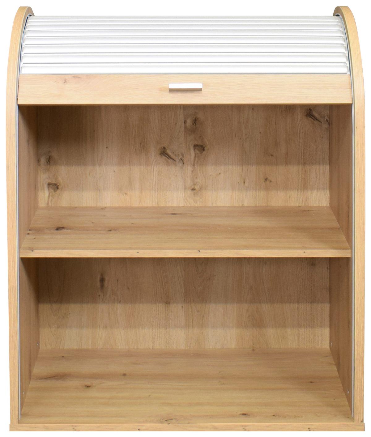 Aktenschrank Weiß/Eiche Artisan B: 69 cm - Weiß/Eiche Artisan, MODERN, Holzwerkstoff/Kunststoff (69/85/44cm) - Livetastic