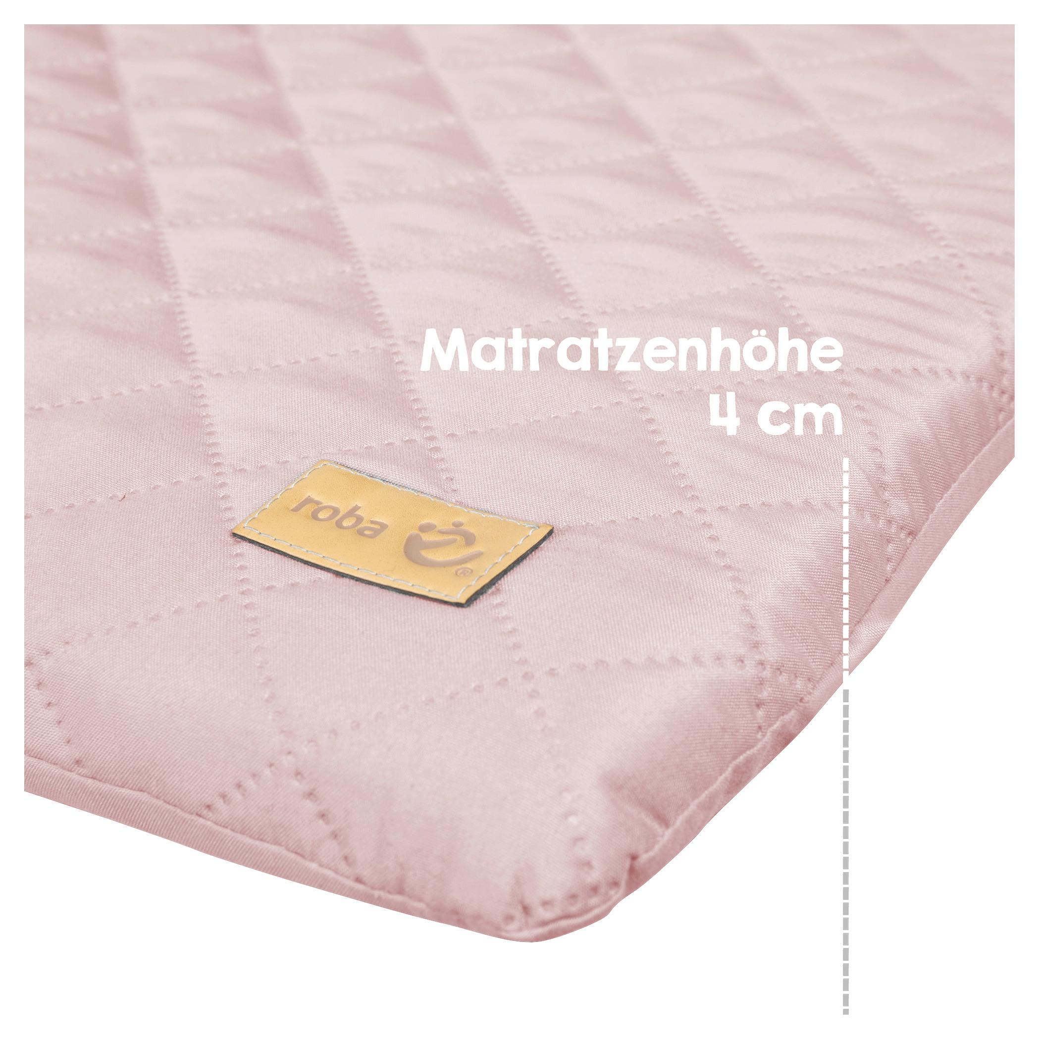 Prebaľovacia podložka FROSTY ROSA, 85x75 cm - ružová, Konventionell, textil (85/4/75cm)