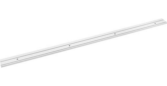 Vorhangschiene 2-läufig 150cm Kunststoff Weiß Kürzbar - Weiß, KONVENTIONELL, Kunststoff (150cm) - Ondega