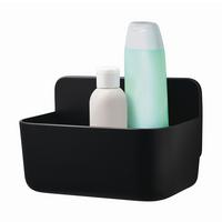 Duschkorb Lavaa 40515-00000-00 - Schwarz, KONVENTIONELL, Kunststoff (20/11/12cm)