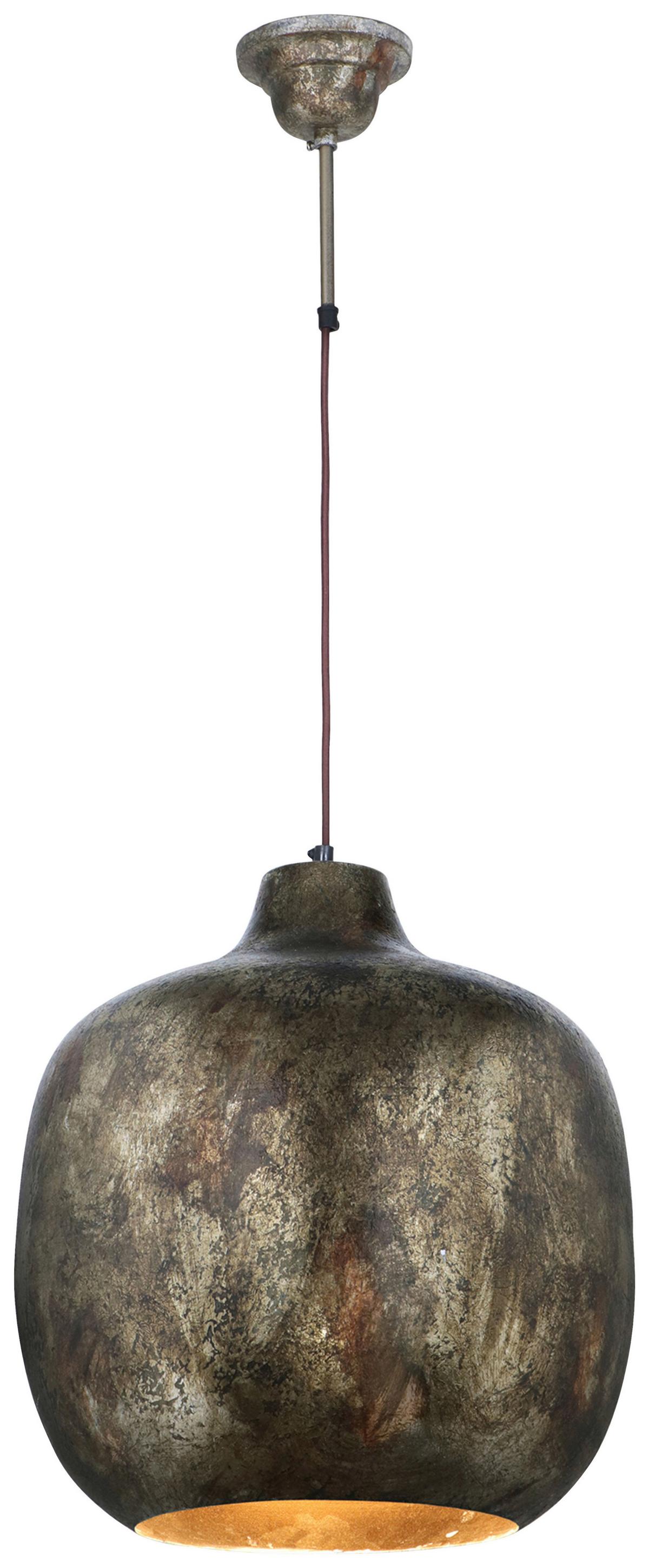 Hängeleuchte Sawyer 125 Goldfarben B: 40,5 cm - Goldfarben, Basics, Metall (40,5/40,5/43cm) - Kayoom