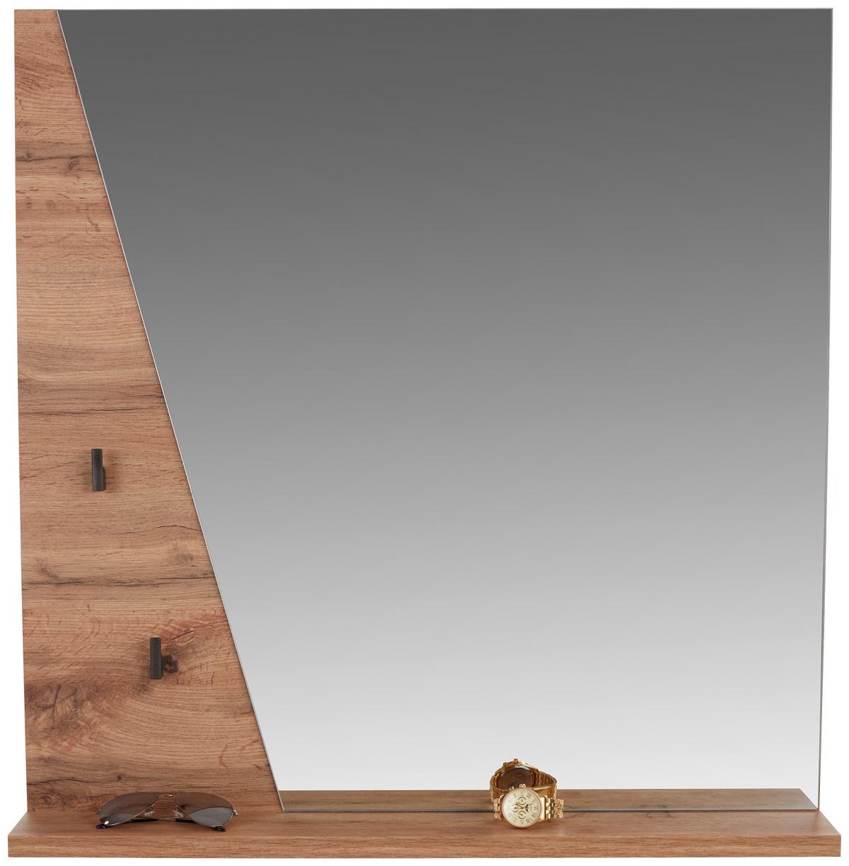 Garderoben-set Venedig Wotan Eiche Dekor/betonoptik 5 Tlg. - Eichefarben/Dunkelgrau, MODERN, Holzwerkstoff (240/196/38cm)