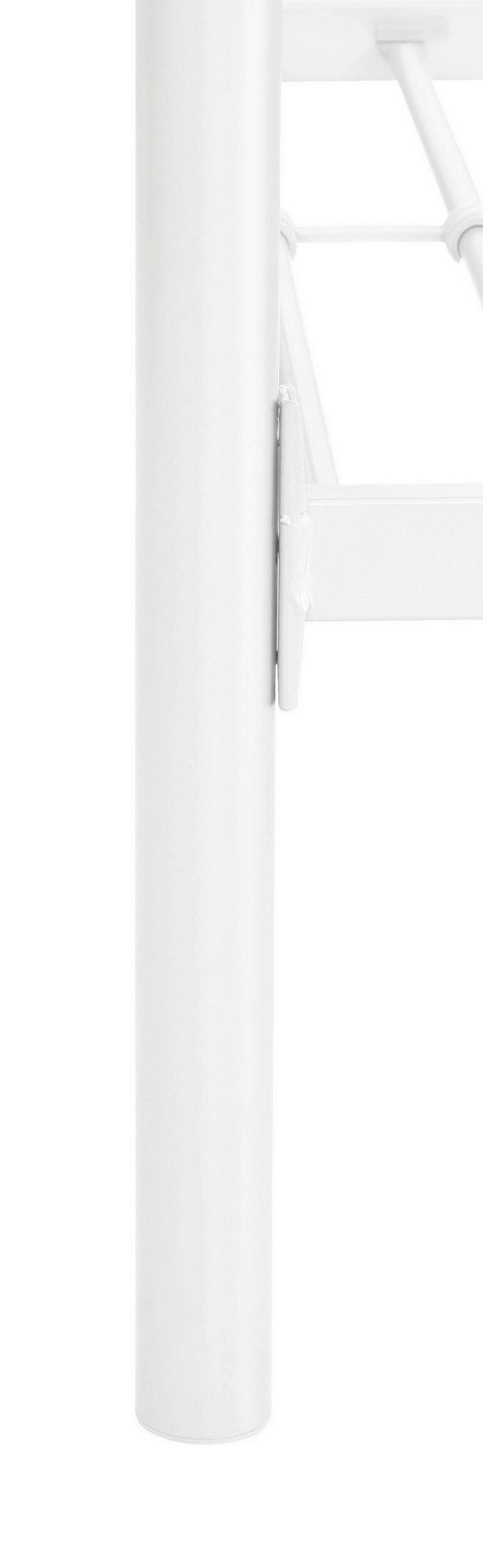 Etagenbett Rosie Weiß 97x208cm - Weiß, Design, Metall (97/208cm) - MID.YOU