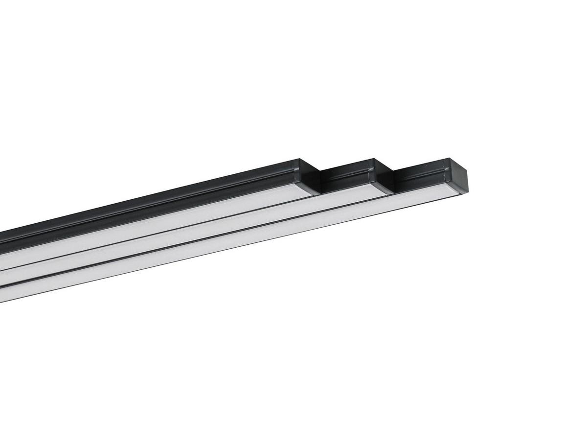 LED-Leuchtkasten Numik Schwarz max. 22 Watt - černá, Moderní, plast (50/75/1,3/0,7cm) - Mömax