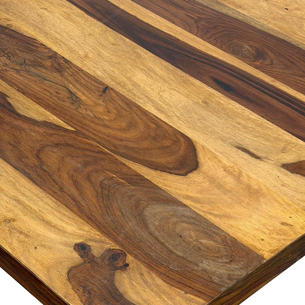 ESSTISCH Sheeshamfarben L: 80cm - Sheeshamfarben, Design, Holz (80/75/80cm) - Livetastic