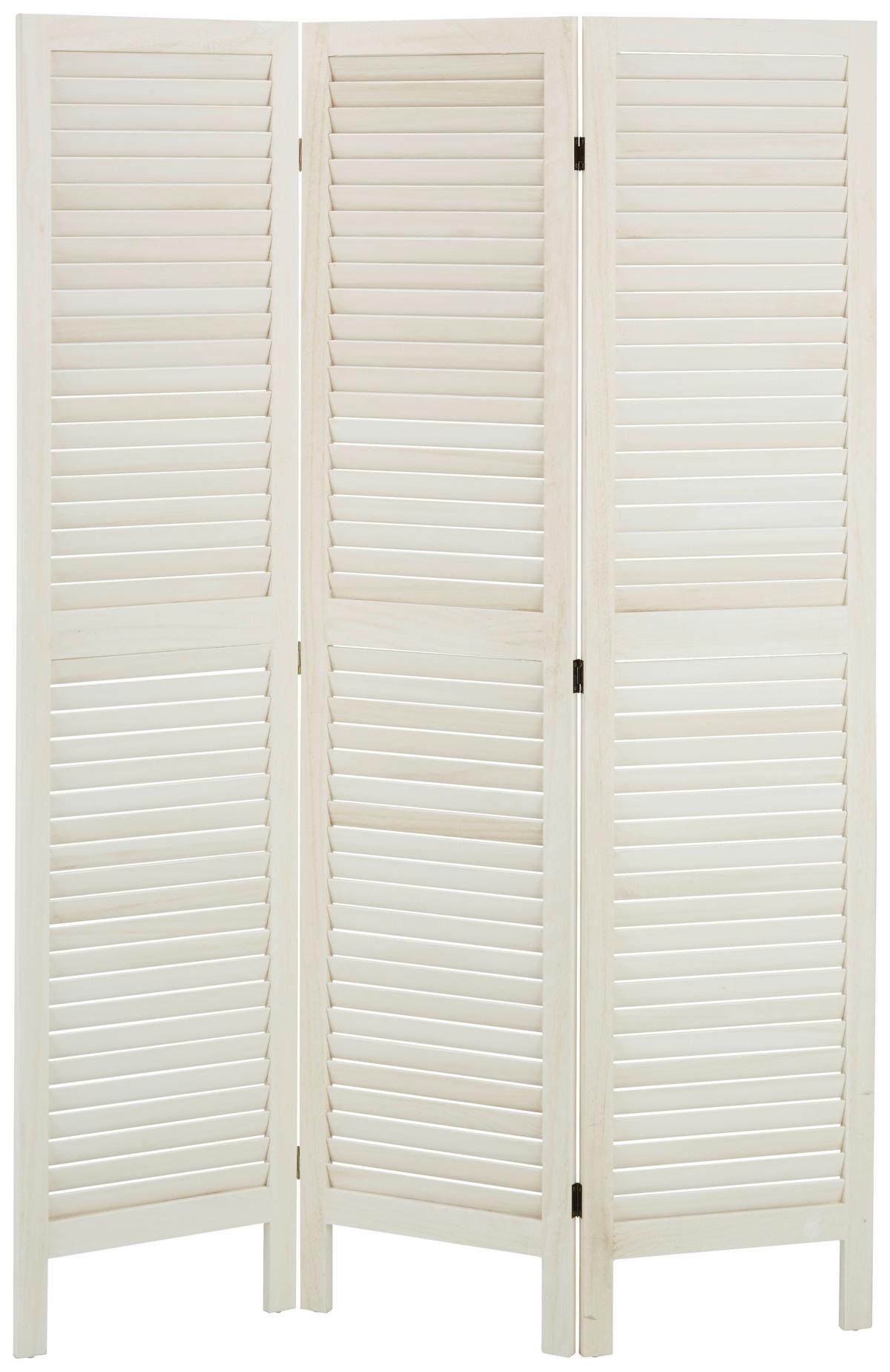 PARAVÁN LAVAL - biela, Romantik / Landhaus, drevo/kompozitné drevo (120/170/1,8cm) - Mömax