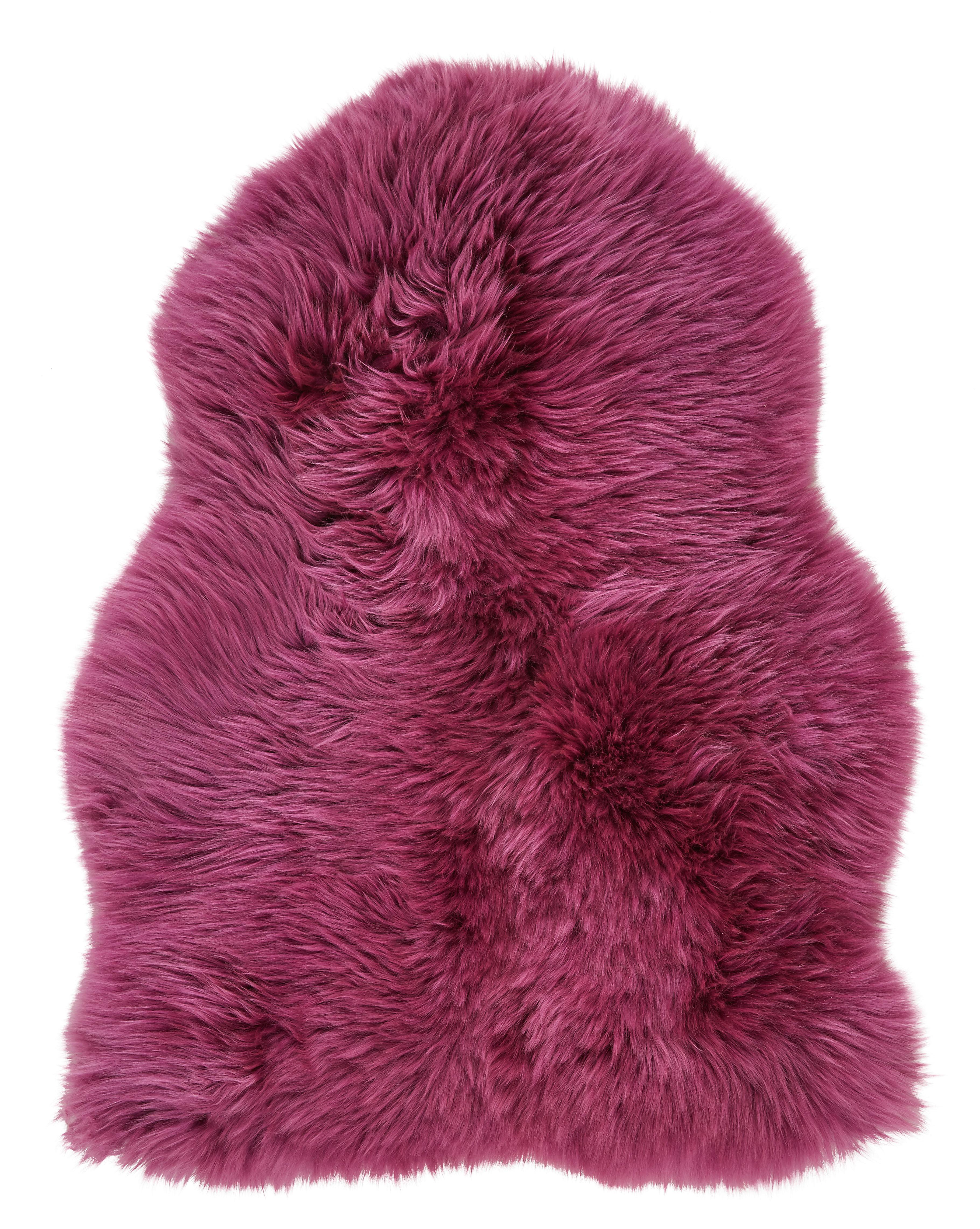 Rúno Emma, 60/45cm, Fialová - fialová, textil (60/45cm) - Modern Living