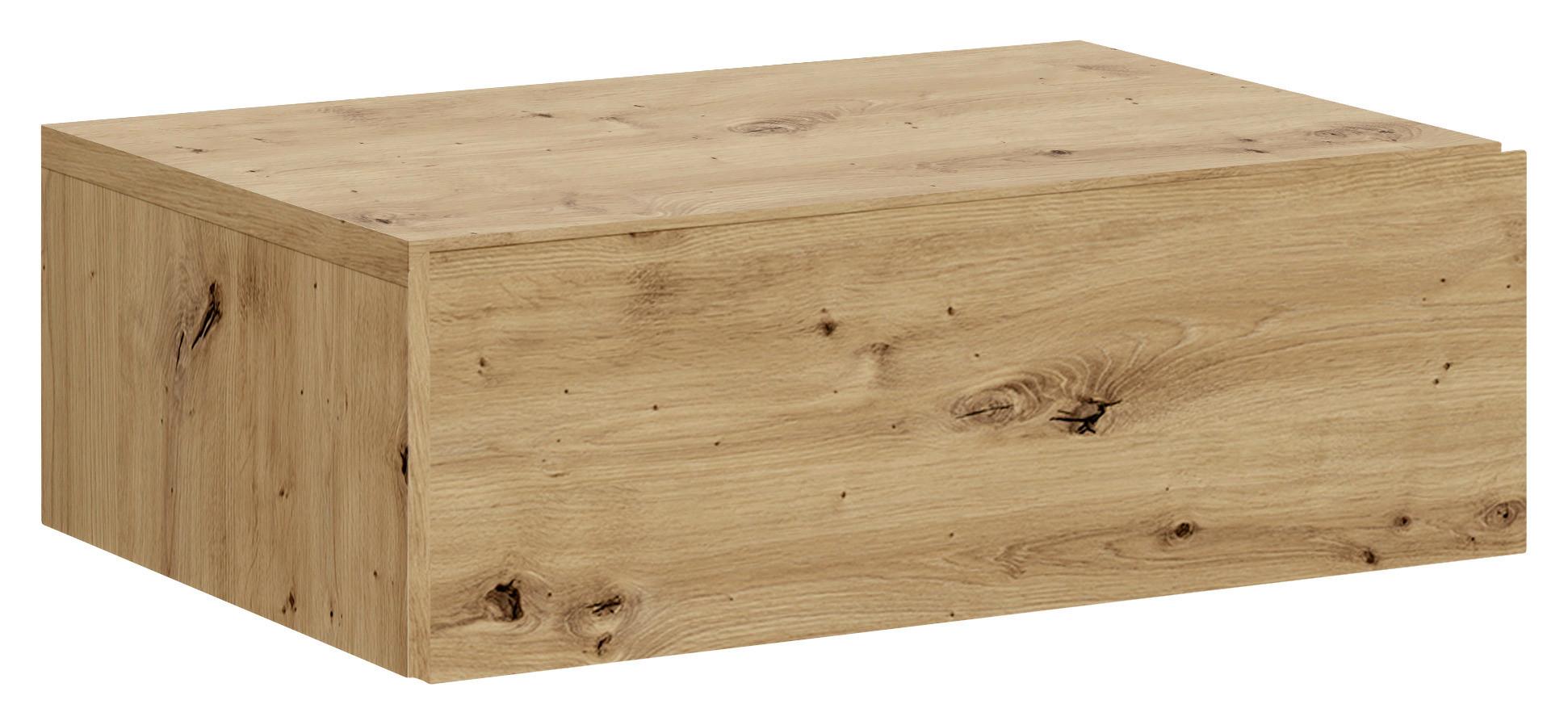 Nachkästchen Eiche Artisan H: 14 cm TAJO - Eiche Artisan, MODERN, Holzwerkstoff (42/14/30cm) - Livetastic