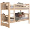 Etagenbett Sammy Kiefer Massiv 90 cm mit Absturzsicherung - Naturfarben, MODERN, Holz (90/200cm) - MID.YOU