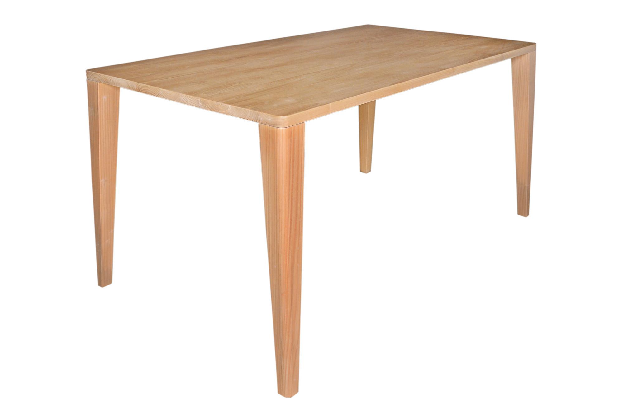 Esstisch Scandi Holz Naturfarben, B: 160 Cm - Naturfarben, ROMANTIK / LANDHAUS, Holz (160/78/90cm)