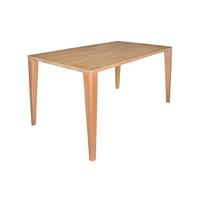 Esstisch Scandi Holz Naturfarben, B: 160 Cm - Naturfarben, ROMANTIK / LANDHAUS, Holz (160/78/90cm)