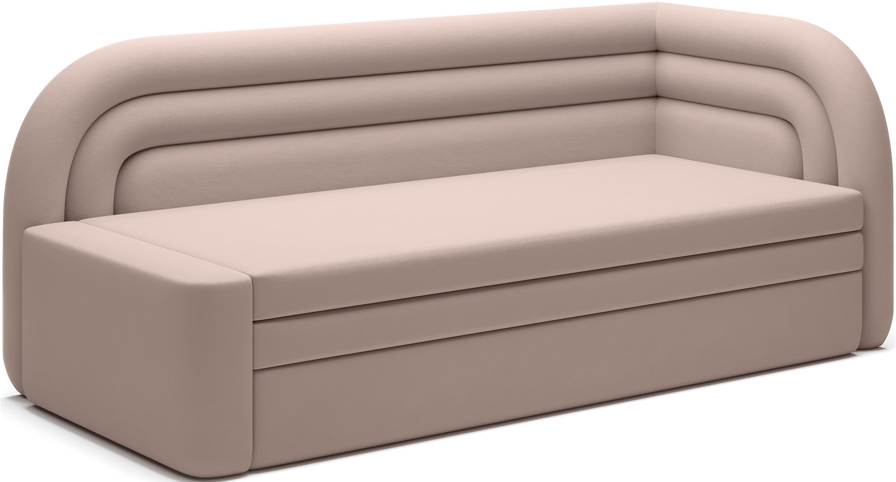 Récamiere Fabillo Beige B: 223 cm - Beige/Schwarz, Design, Textil (223/80/86cm) - MID.YOU