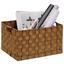 Regalkorb Adamina L - Braun, KONVENTIONELL, Kunststoff/Metall (36/27/20cm) - Ombra Regalkorb Adamina L - Braun, KONVENTIONELL, Kunststoff/Metall (36/27/20cm) - Ombra