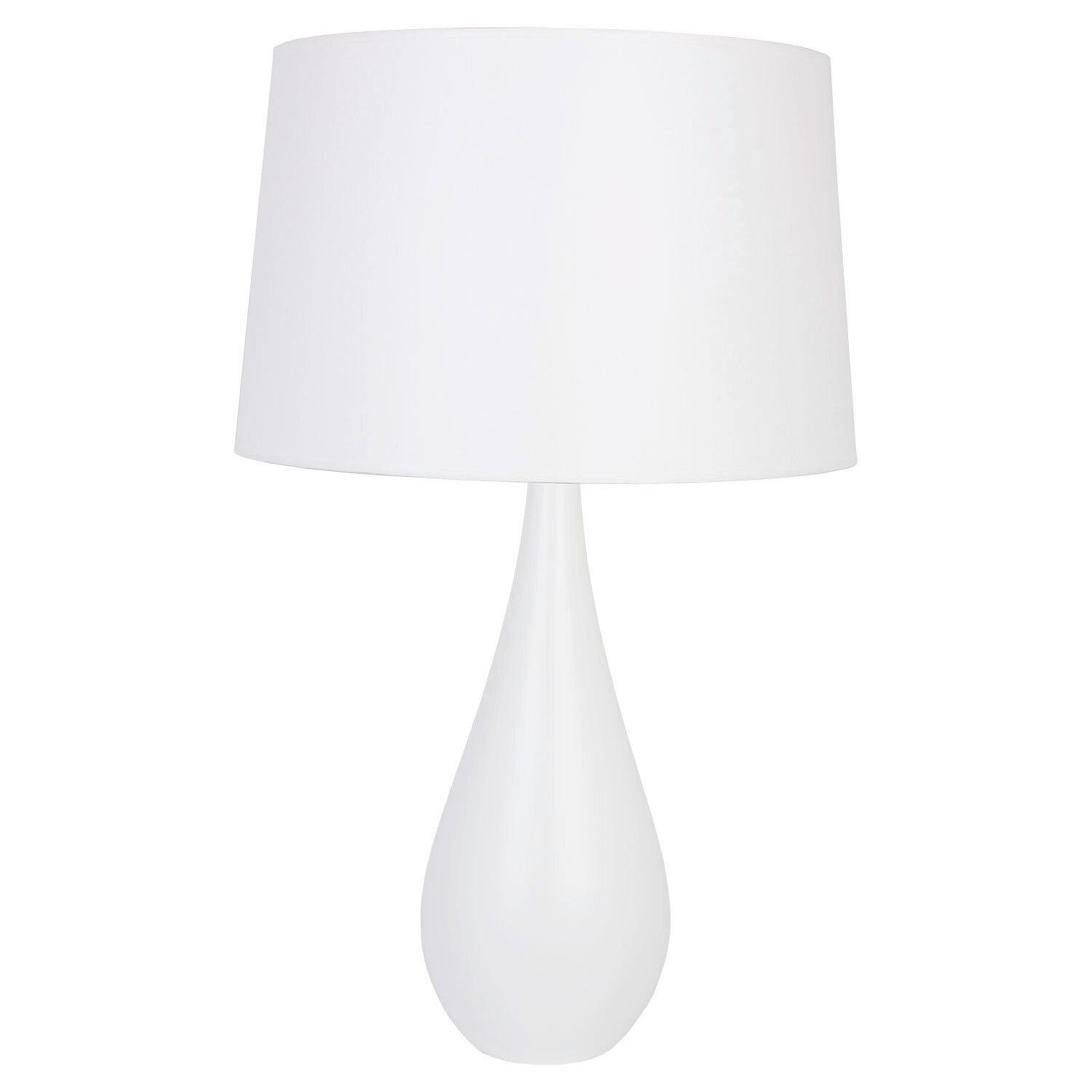 TISCHLEUCHTE 4112209 VASE - WEIß - Weiß, Design, Holz (40/64cm)