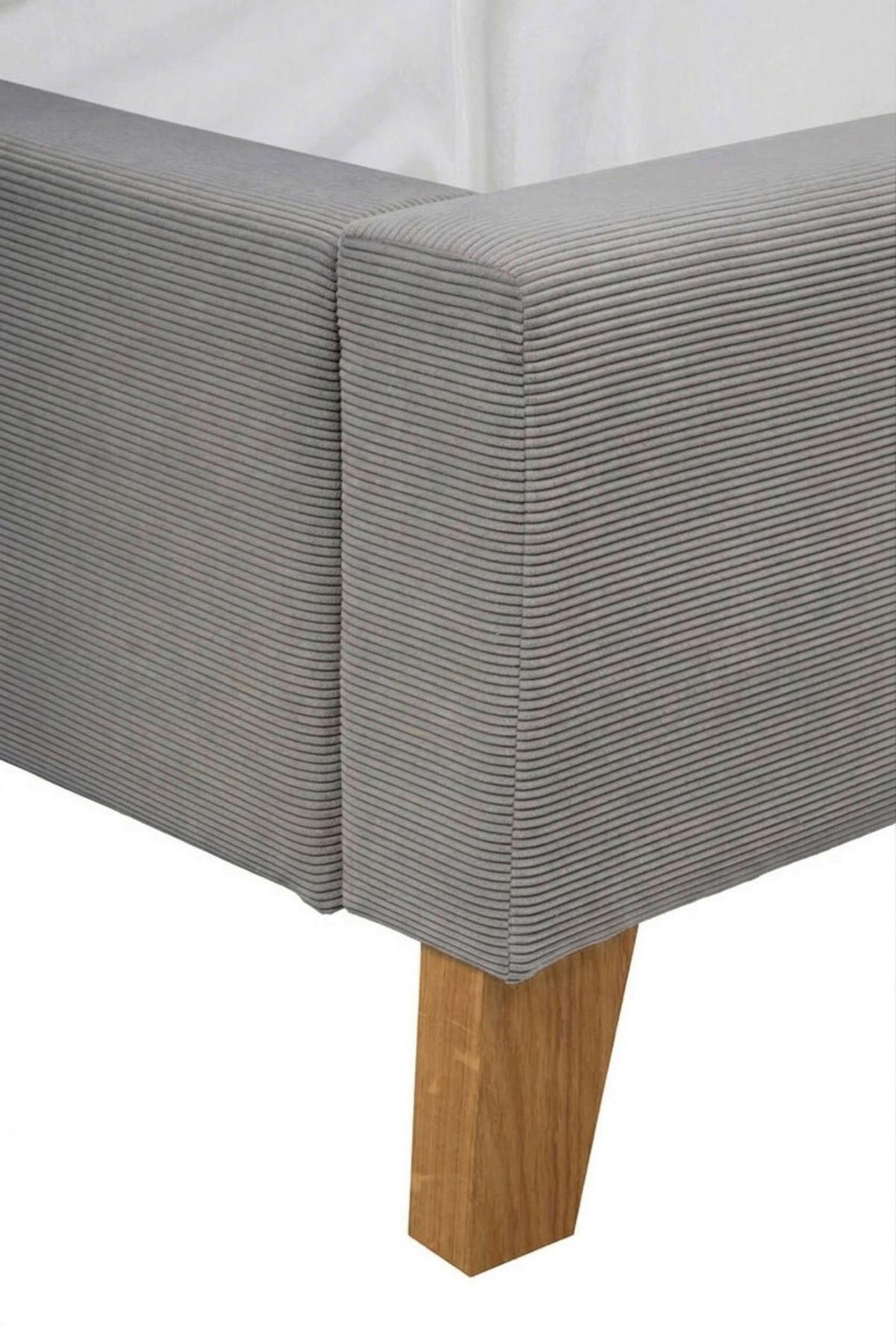 POLSTERBETT Fiora Anthrazit 200x200 - Anthrazit, MODERN, Holz/Textil (200/200cm) - MID.YOU