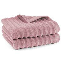 FROTTIERSET Welle 2er Set Mauve - Mauve, Basics, Textil (50/100/10cm)