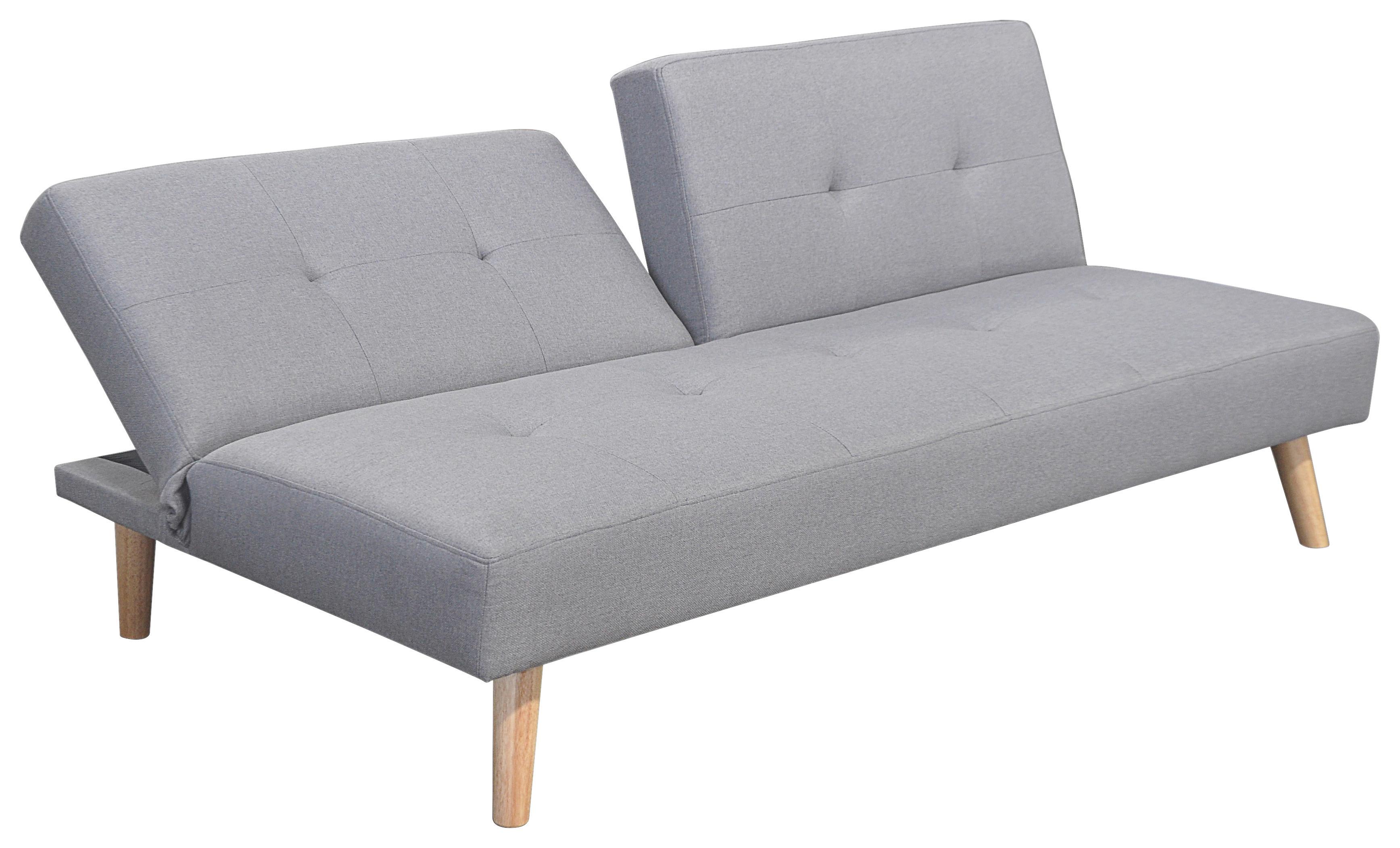 Sofa Cloud - Naturfarben/Grau, MODERN, Holz/Textil (178/76/88cm)