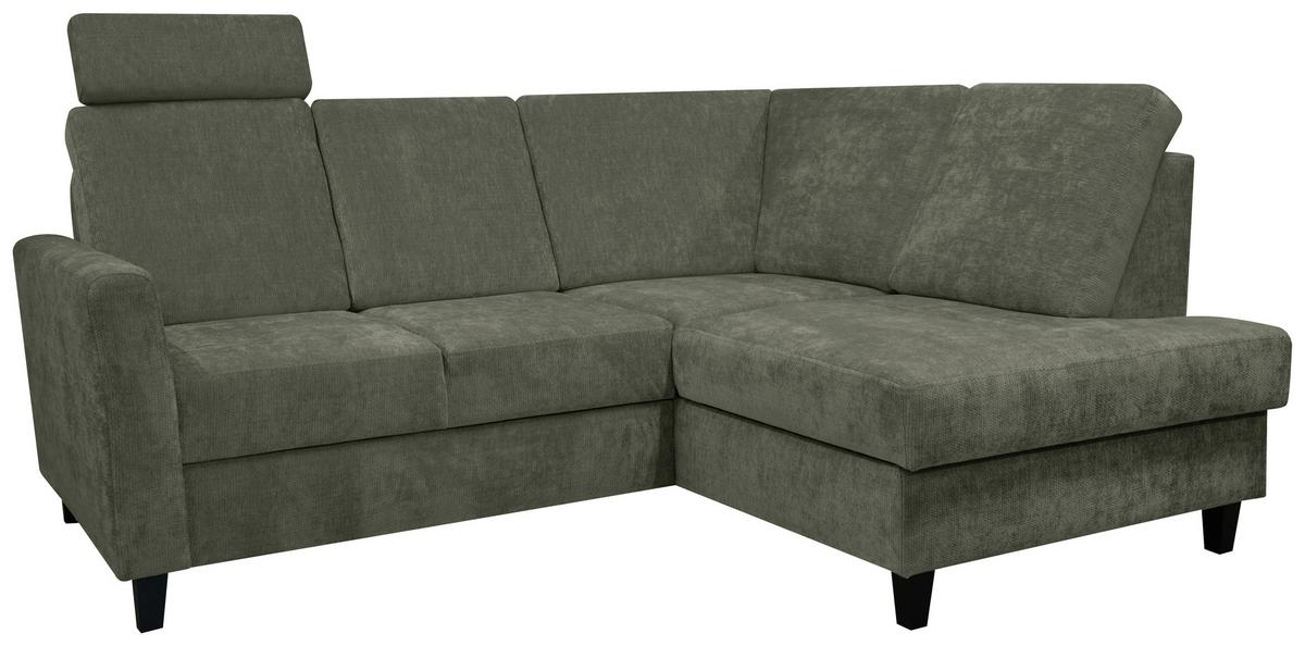 Opierka hlavy ALTON, tmavozelená ženilka - tmavozelená, Konventionell, kov/textil (50/19cm)