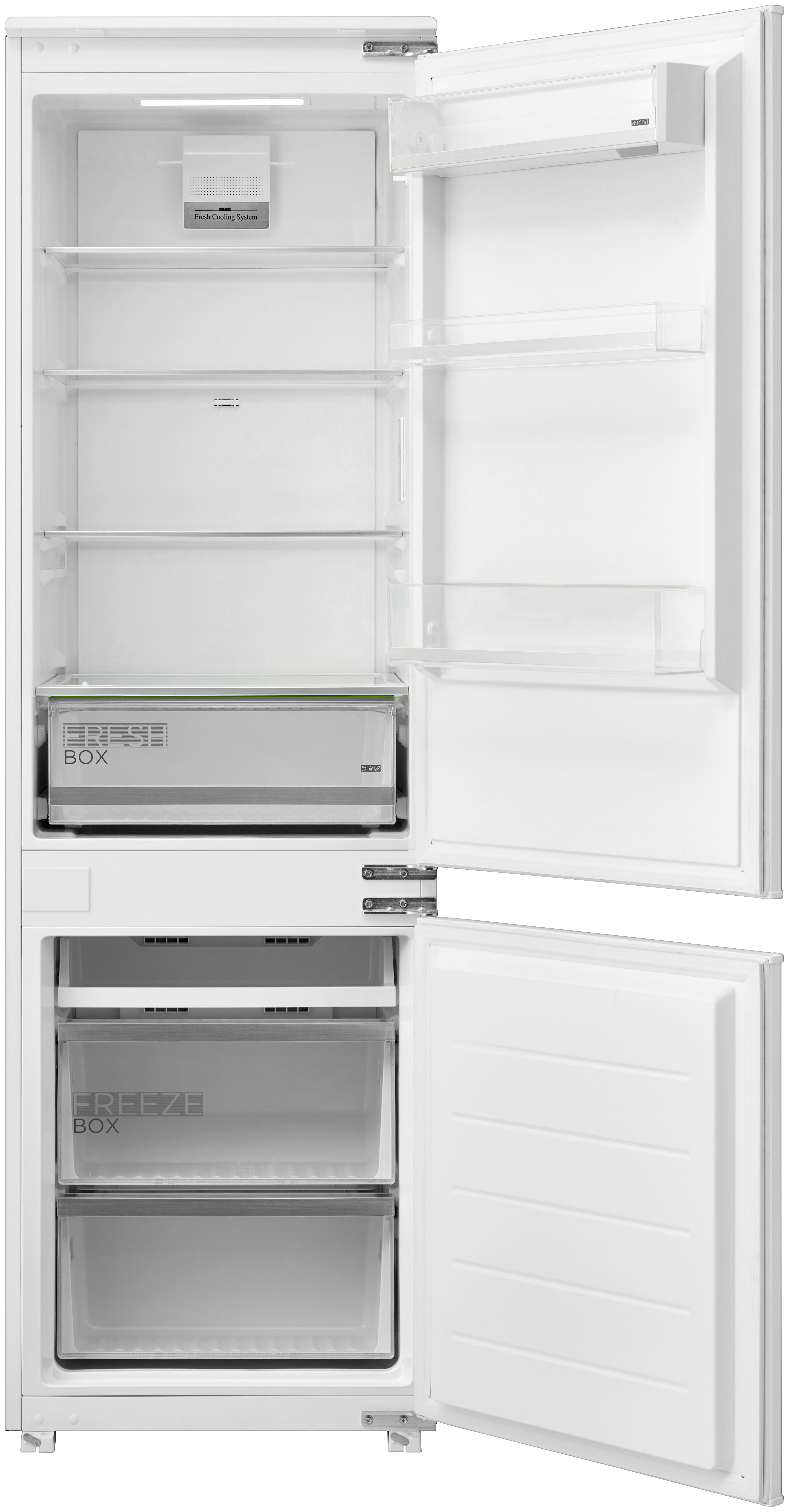 Kühl-Gefrier-Kombination Kg178fenf - Weiß, Basics, Glas/Kunststoff (54/178.5/54.5cm) - Midea