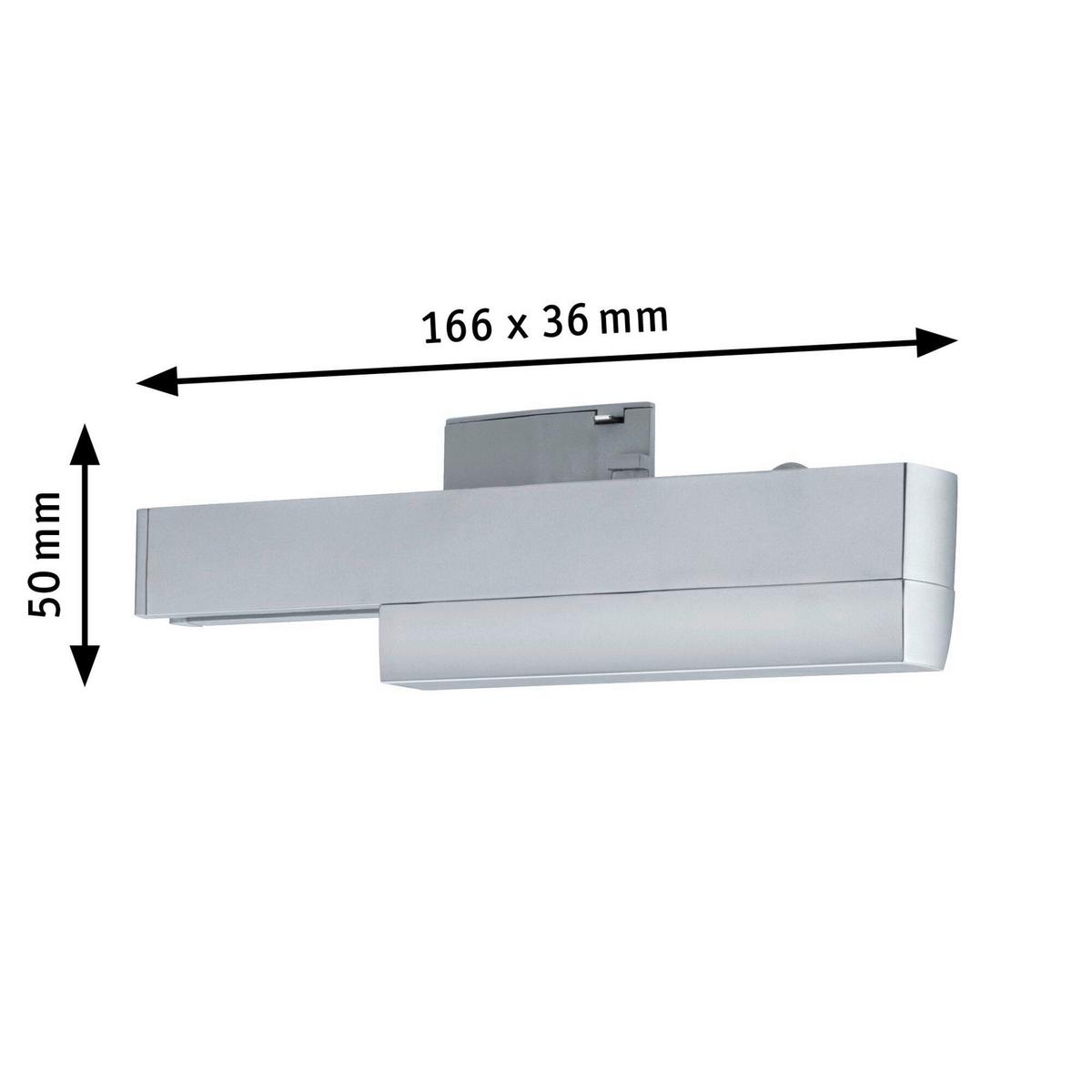Schinensystem 95676 Urail Adapter Zigbee - Chromfarben, Basics (17,5/5,0/2,0cm) - Paulmann