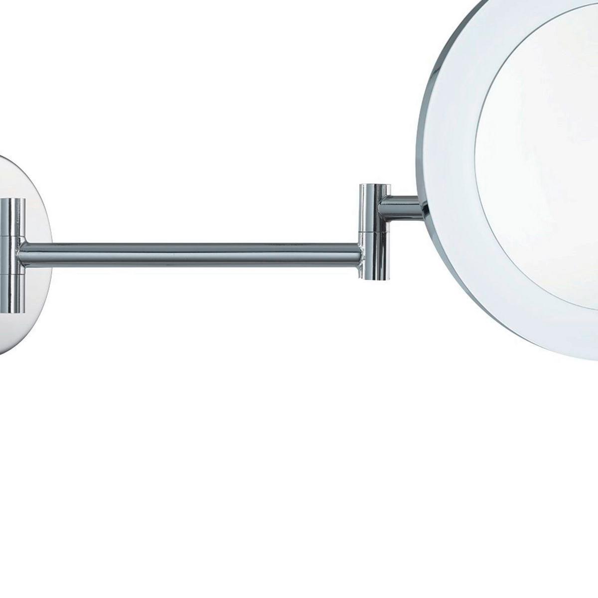 Badezimmer-wandleuchte 1456cc - Chromfarben, Basics, Glas/Kunststoff (20/20cm)
