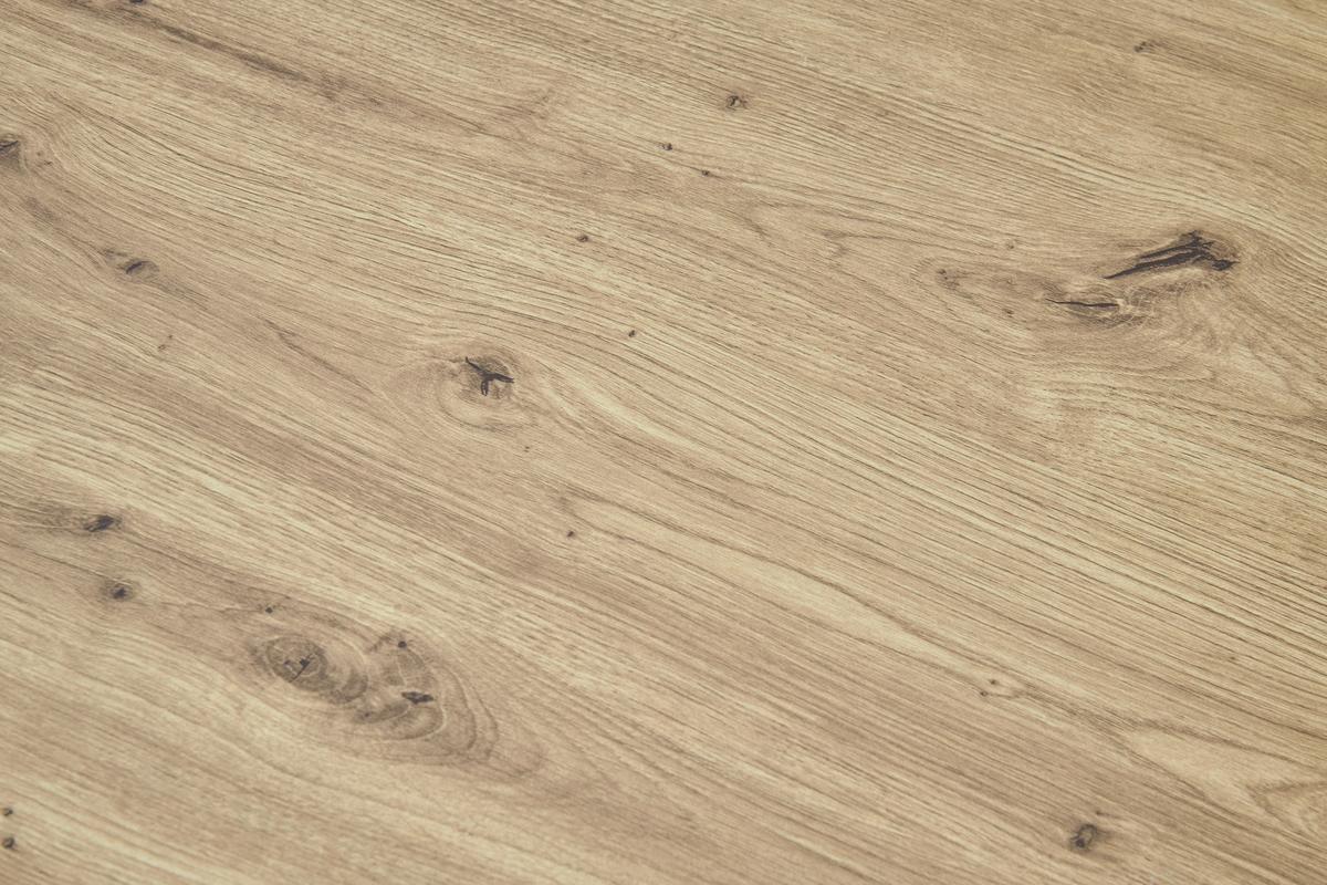 Ausziehtisch Marcel Giga 140AZ Melamin Eiche, B:140-180cm - Eichefarben/Schwarz, MODERN, Holzwerkstoff/Metall (140-180/80/76cm)