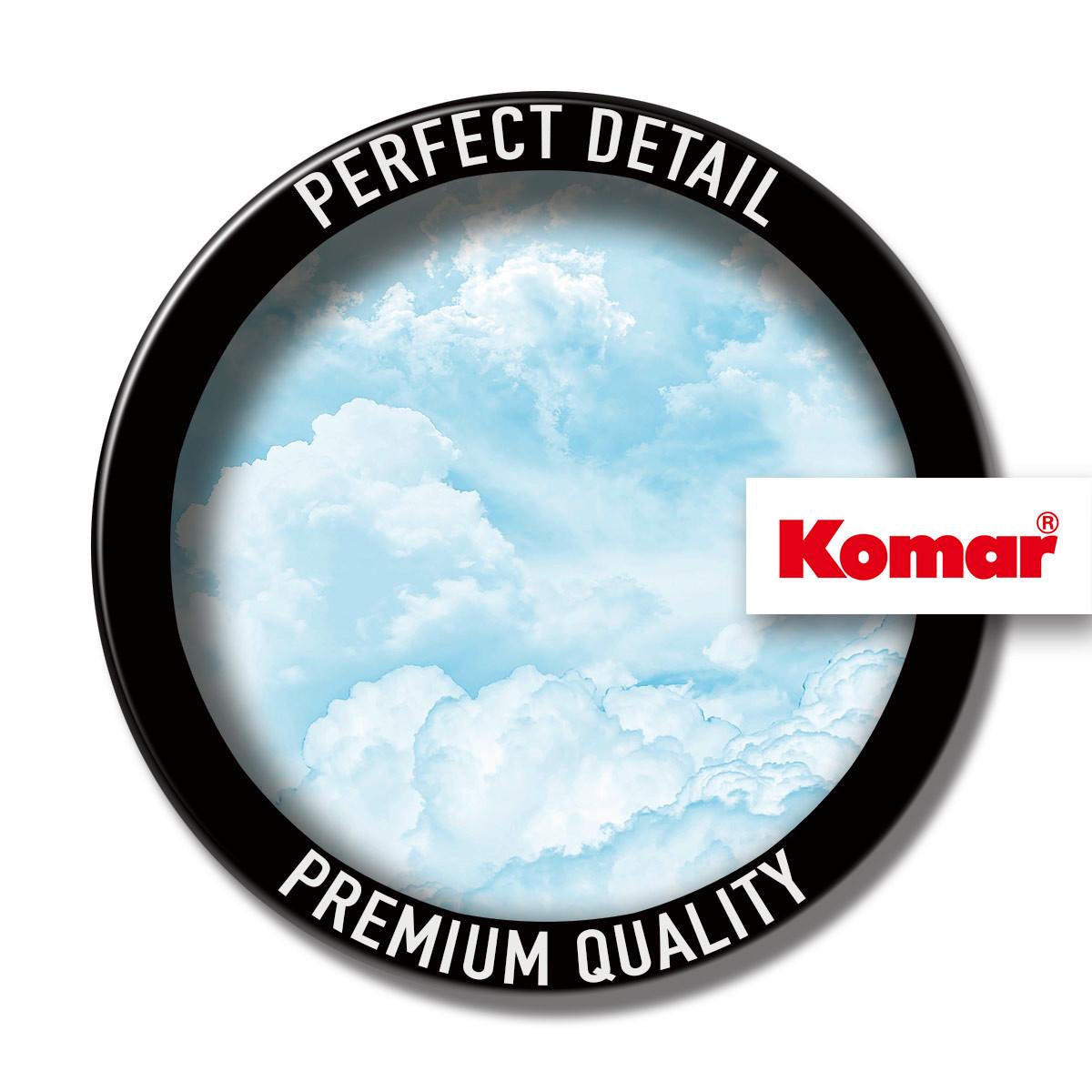 Vliestapete Himmelszelt - Blau/Weiß, Basics (200/250cm) - Komar