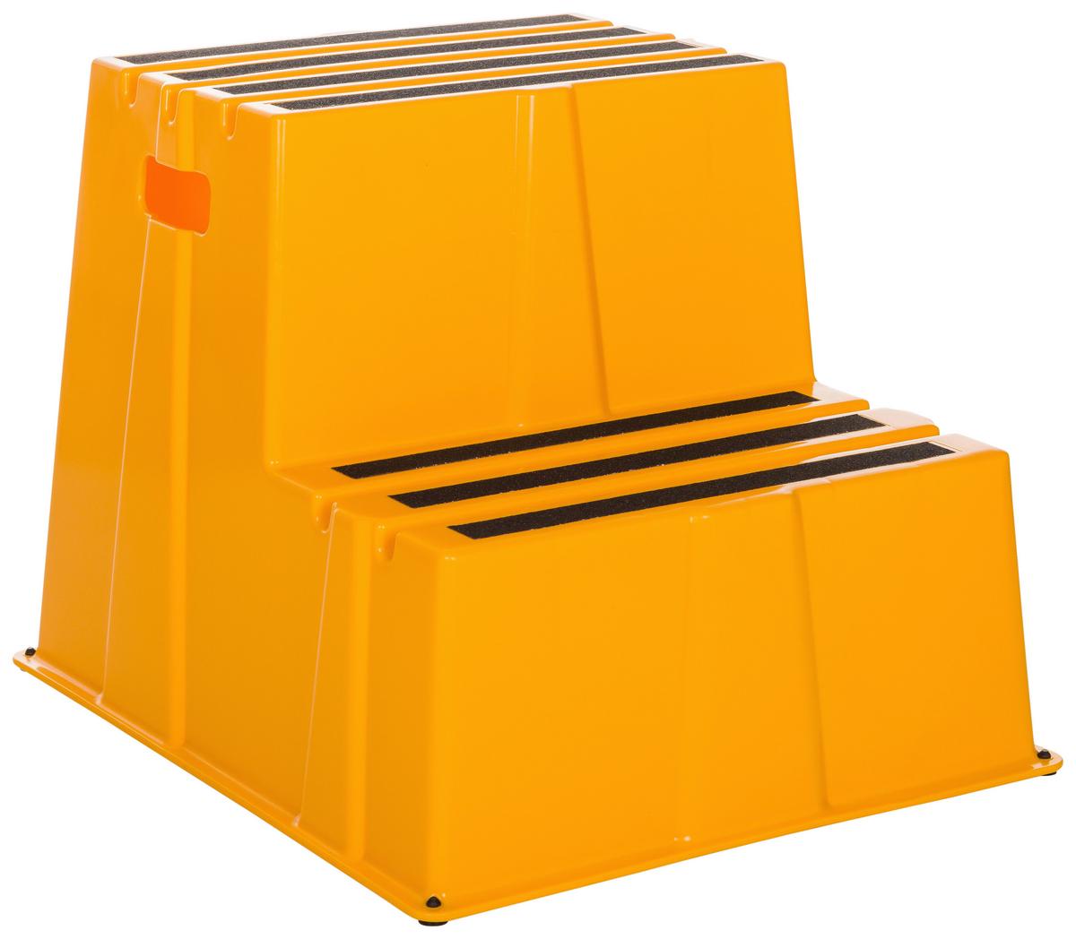 Tritthocker Tio-E2 - Gelb, Basics, Kunststoff (57/51/65cm) - MID.YOU