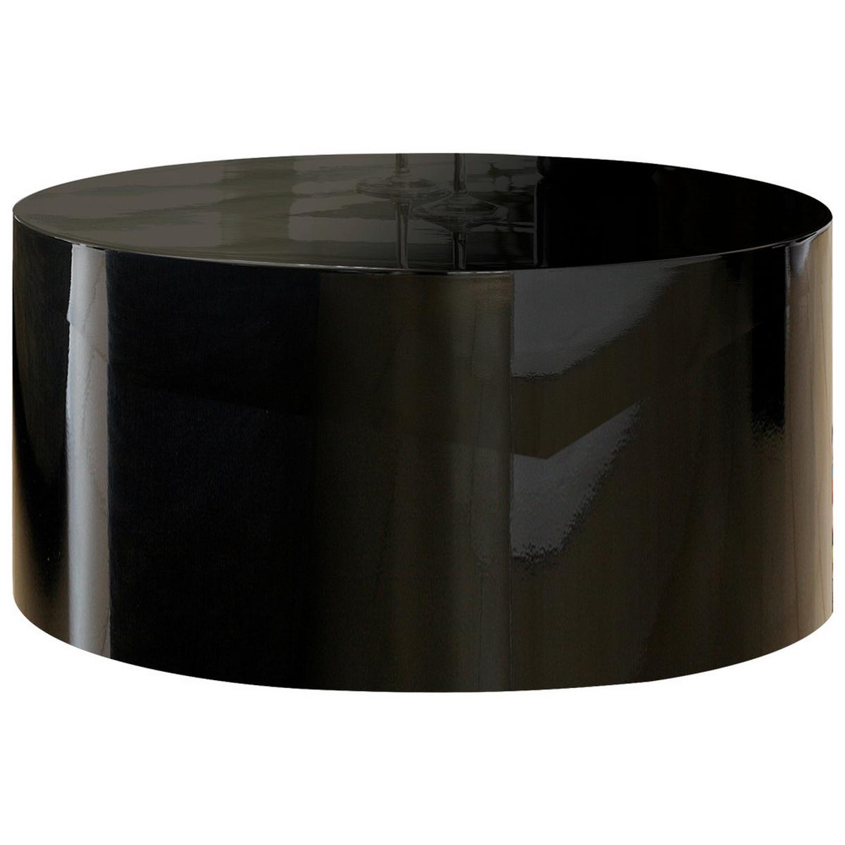 Couchtisch Schwarz Hochglanz L: 60 cm - Schwarz Hochglanz, Design, Holzwerkstoff (60/60/30cm) - Livetastic