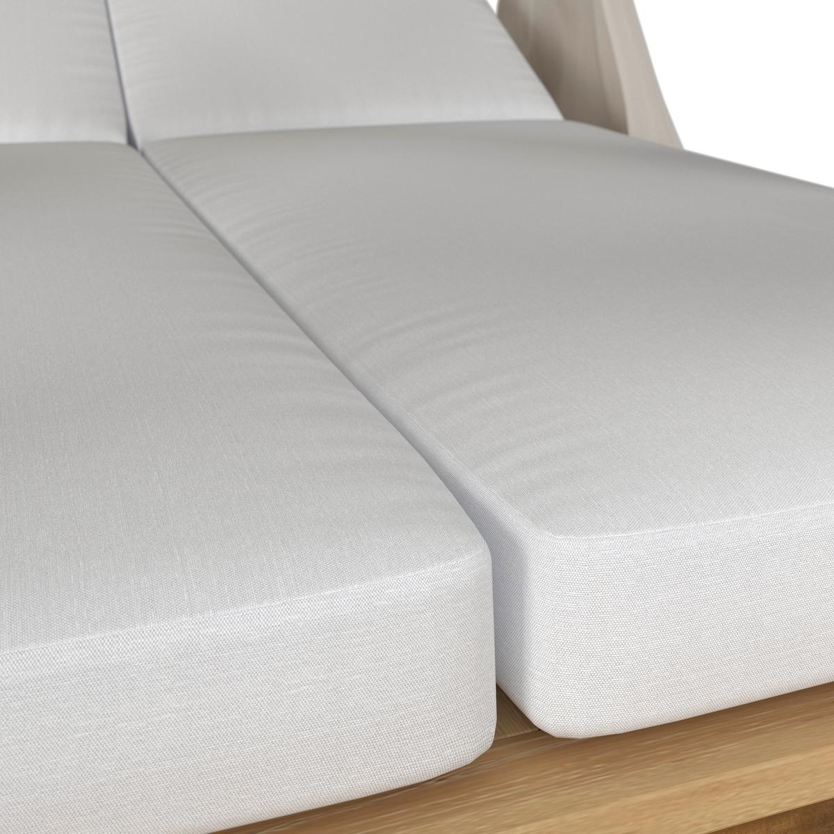 ZÁHRADNÁ POHOVKA MARTA - svetlosivá, Modern, drevo/textil (154/195/218cm) - Bessagi Garden