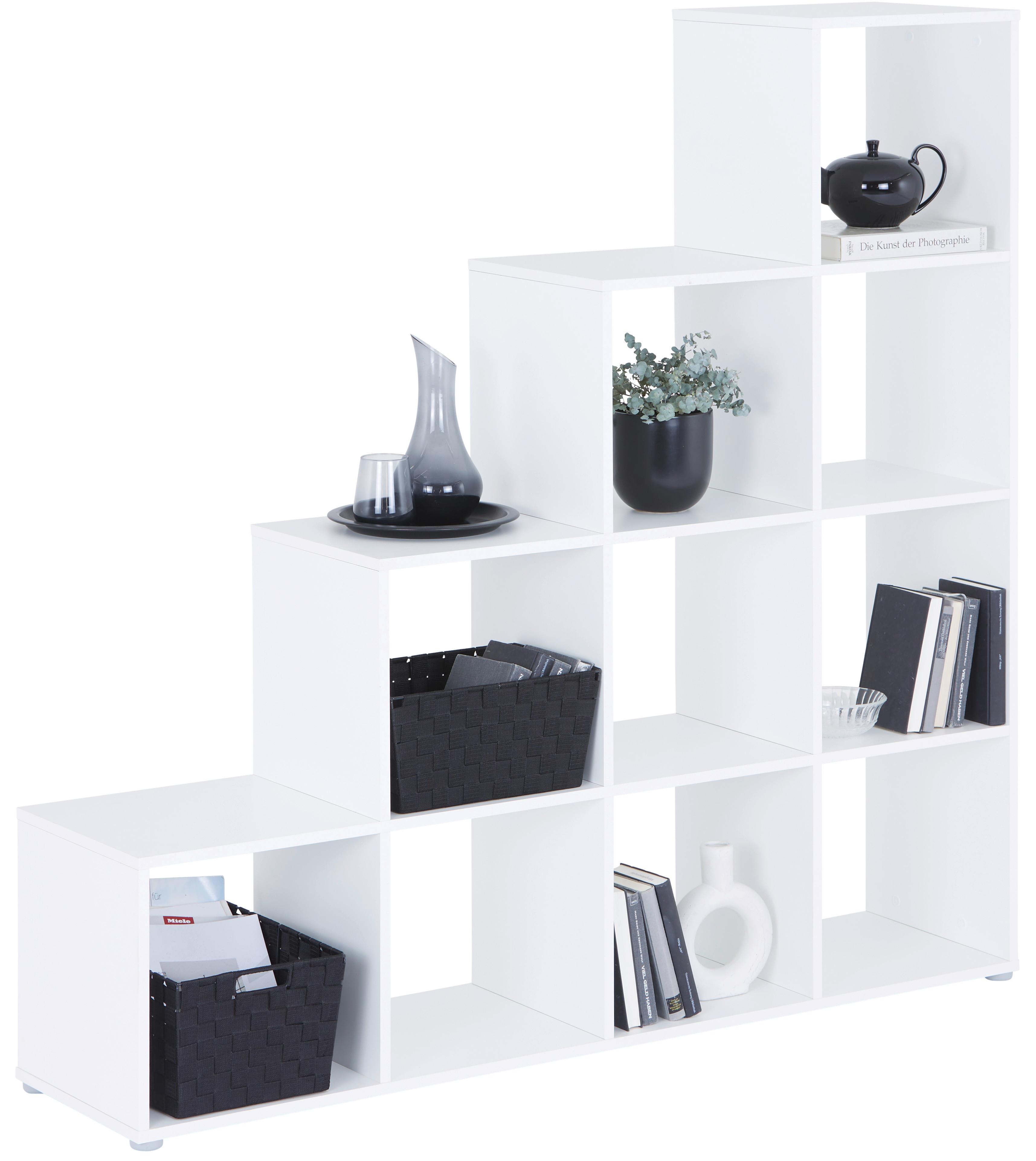 Raumteiler Pisa B: 149 cm Weiß - Weiß, MODERN, Holzwerkstoff (149/148/35cm)