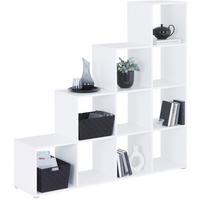 Raumteiler Pisa B: 149 Cm Weiß - Weiß, MODERN, Holzwerkstoff (149/148/35cm)