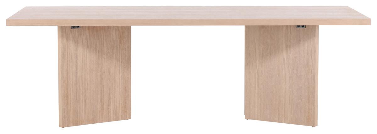 Esstisch Bassholmen - Beige, Design, Holz/Holzwerkstoff (240/100/74cm) - Livetastic