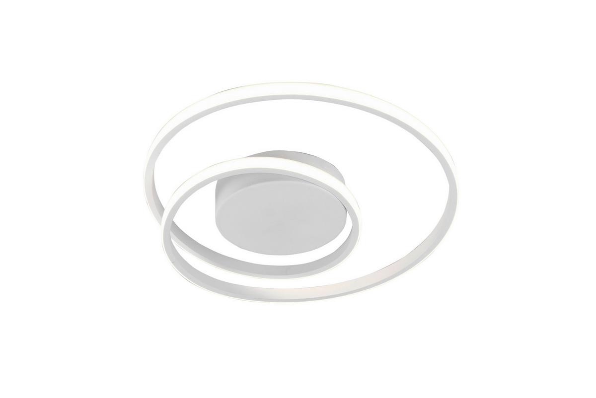 LED-Deckenleuchte Zibal Ø 39 cm, 4-Fach Schaltbar - Weiß, Basics, Metall (39/7cm)