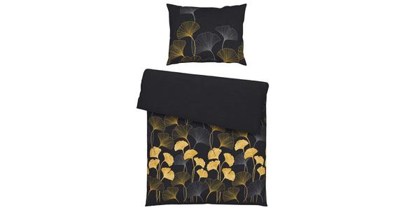 Bettwäsche Cleo - Goldfarben/Grau, ROMANTIK / LANDHAUS, Textil - James Wood