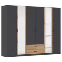 Kleiderschrank Despina - Eiche Artisan/Grau, KONVENTIONELL, Holzwerkstoff (271/210/54cm)