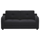 Schlafsofa Belize - Anthrazit/Schwarz, MODERN, Holz/Textil (185/87/92cm)