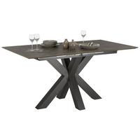 Roztahovací stůl LUZERN 160-210x90 - barvy grafitu, Moderní, kompozitní dřevo (160-210/75/90cm) - Mömax