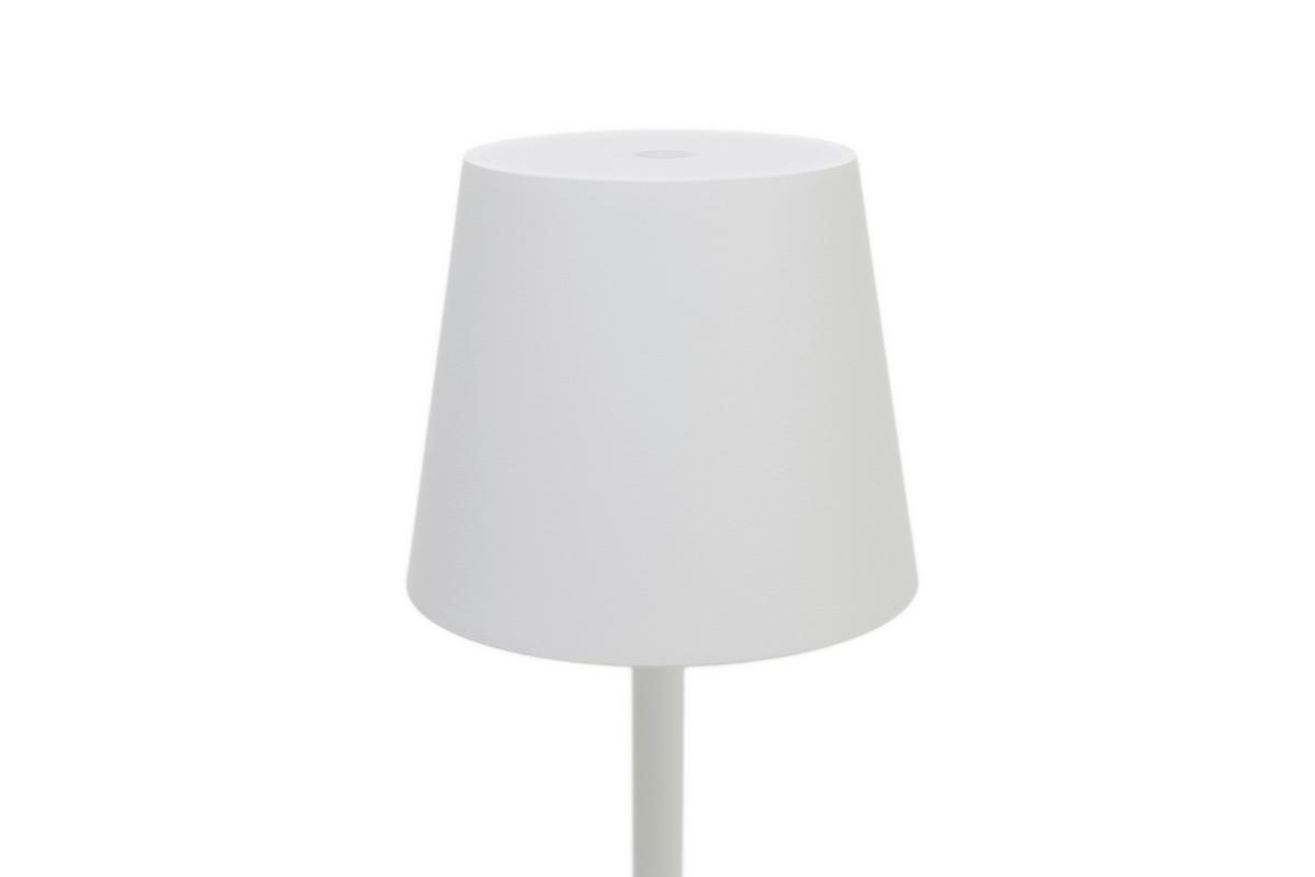 Akkumulátoros Asztali Lámpa Emily - fehér, Basics, műanyag/fém (11,5cm) - Luca Bessoni