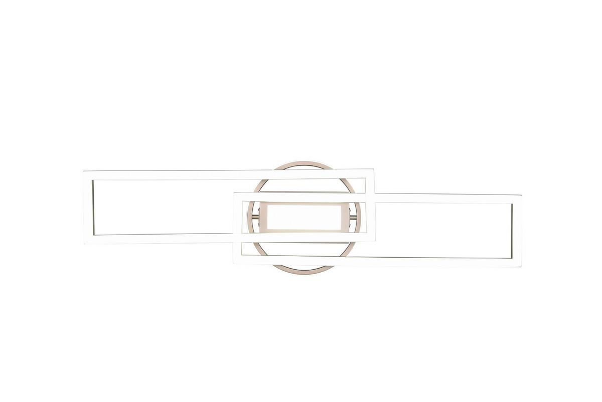 LED-Deckenleuchte R67183107  Twister - Nickelfarben, Basics, Metall (90/24,5/8,5cm)