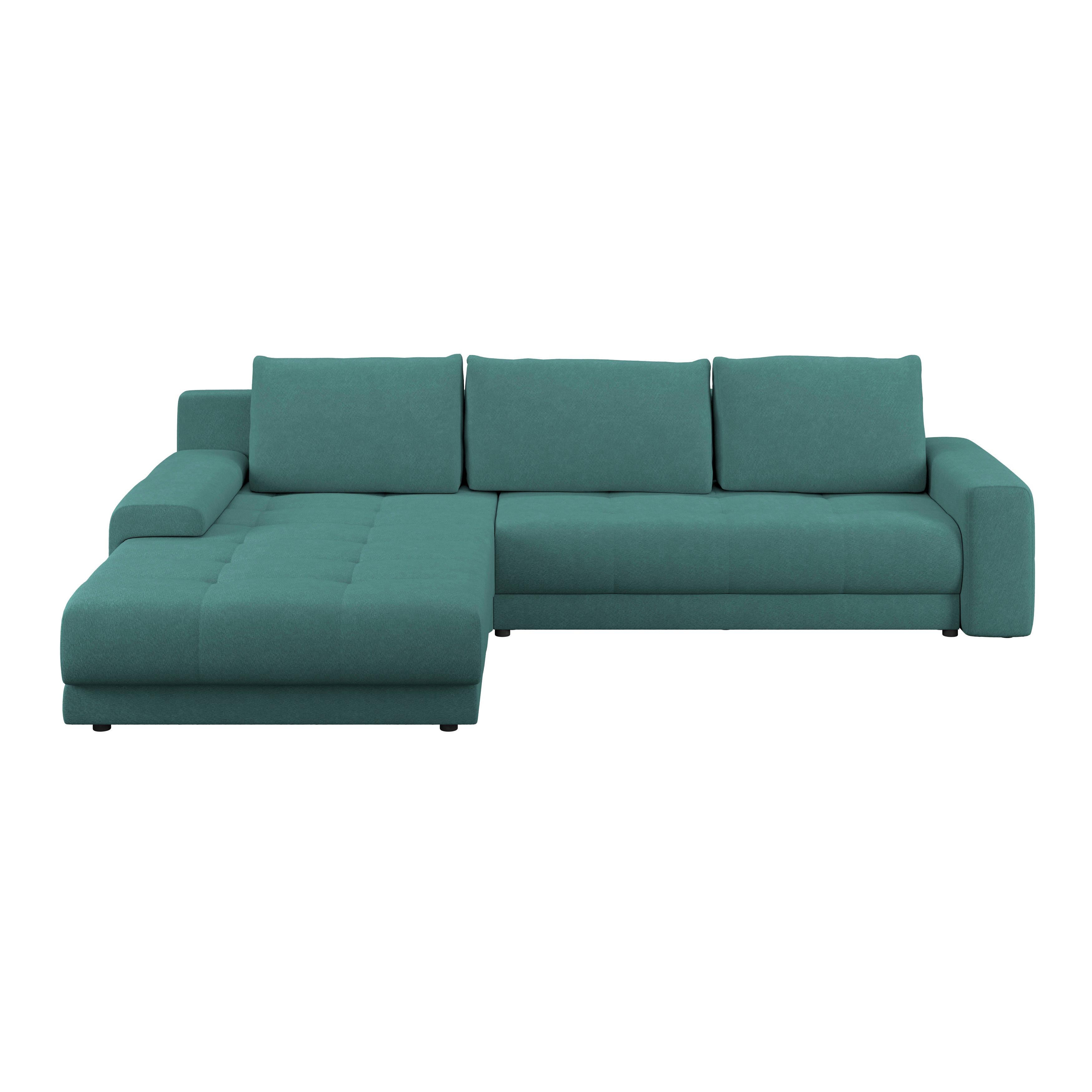 Ecksofa Adria azurblau, S: 213x308 cm