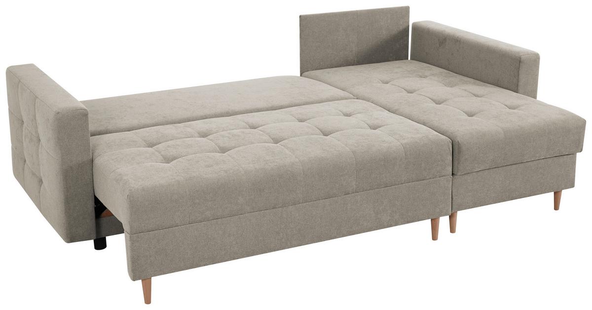 Ecksofa Asti Hellgrau B: 232 cm - Hellgrau, Design, Textil (232/141cm) - MID.YOU