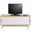 Tv Diel Aliona - biela/farby jasene, Moderný, drevo (120/50/40cm) - MODERN LIVING