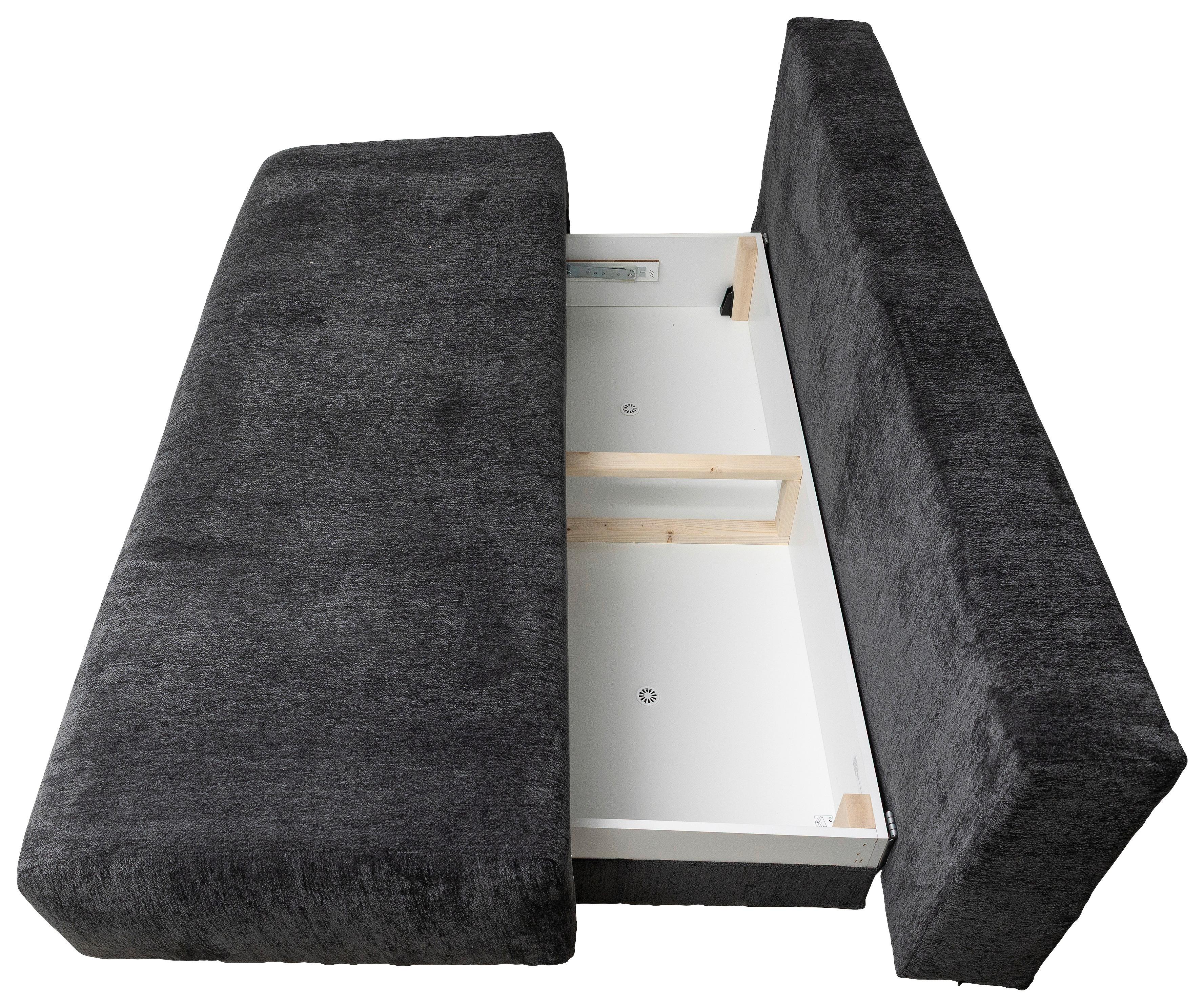 Schlafsofa Time Anthrazit, B: 200 Cm