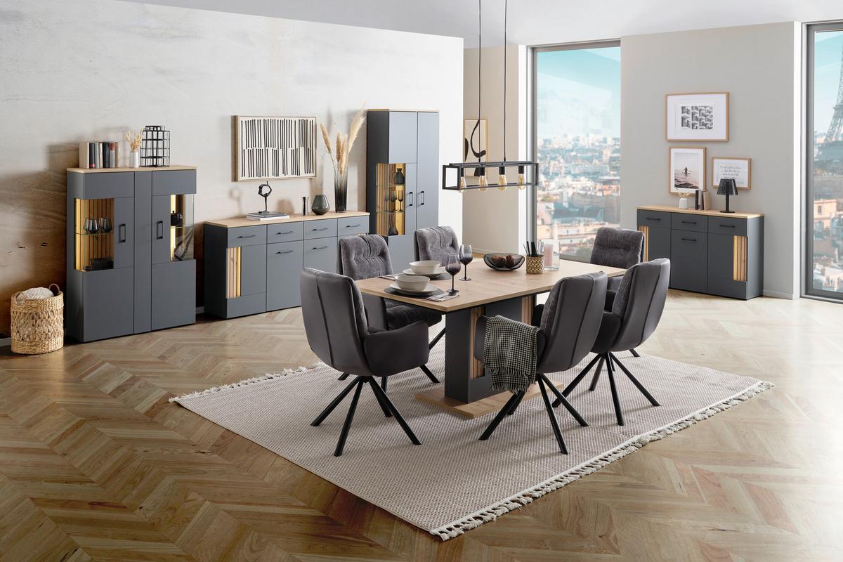 Kihúzható Asztal Amare Amrt 02 - Modern, faalapú anyag (180-220/76,3/90cm)