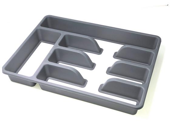 Príborník Josef - sivá, plast (36/26,5/5cm) - Mömax modern living Príborník Josef - sivá, plast (36/26,5/5cm) - Mömax modern living