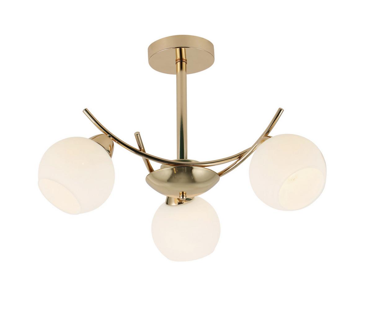 Pendelleuchte 33-37473 Amos - Goldfarben, Basics, Metall (52/52/36cm)
