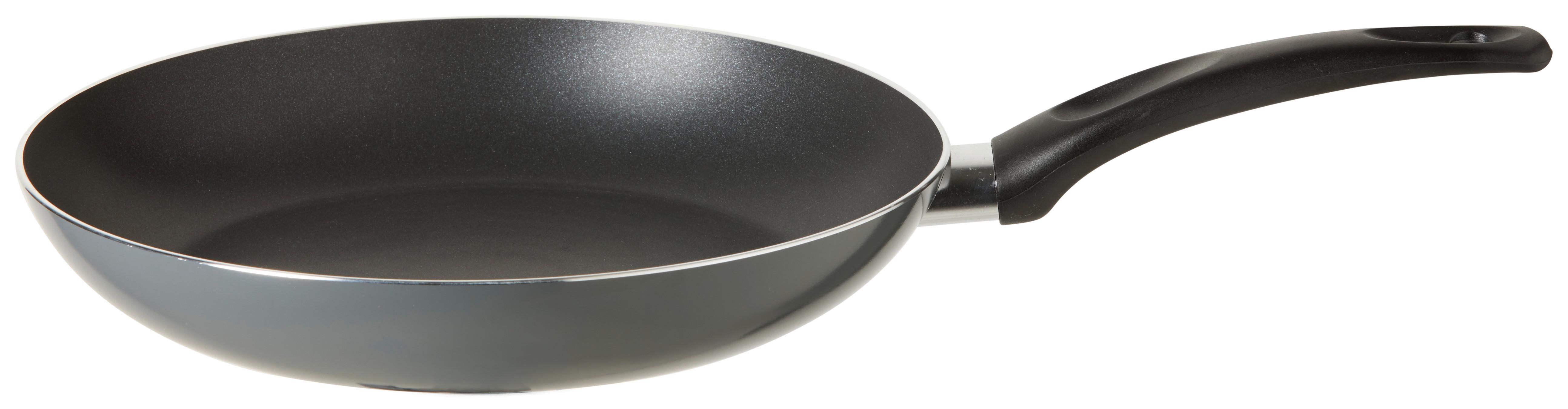 Panvica Basic, Ø: 28cm - čierna/sivá, Konventionell, kov/plast (28/5cm) - Mömax