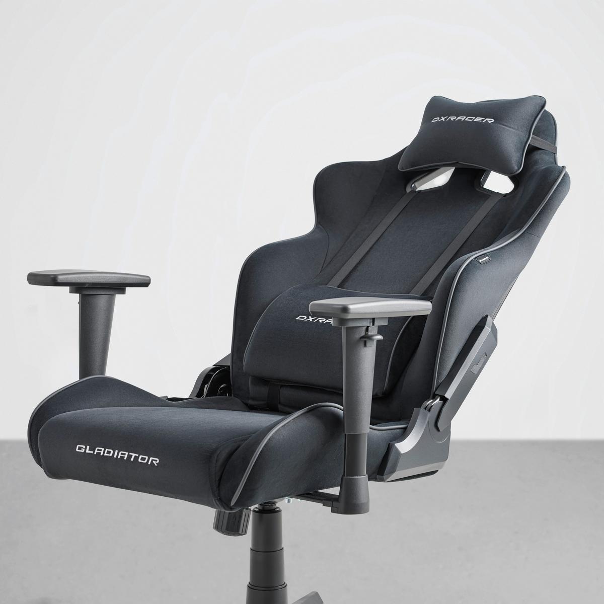 Herná stolička GLADIATOR - čierna, Modern, textil/plast (70/126/70cm) - Dxracer