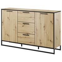 Kommode mit Rahmengestell B 150 cm Brooklyn, Eichefarben - Eichefarben, Basics, Holzwerkstoff (150cm) - P & B